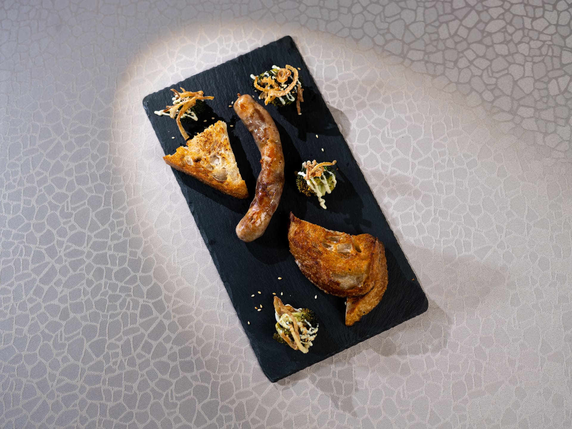 Ginger duck sausage