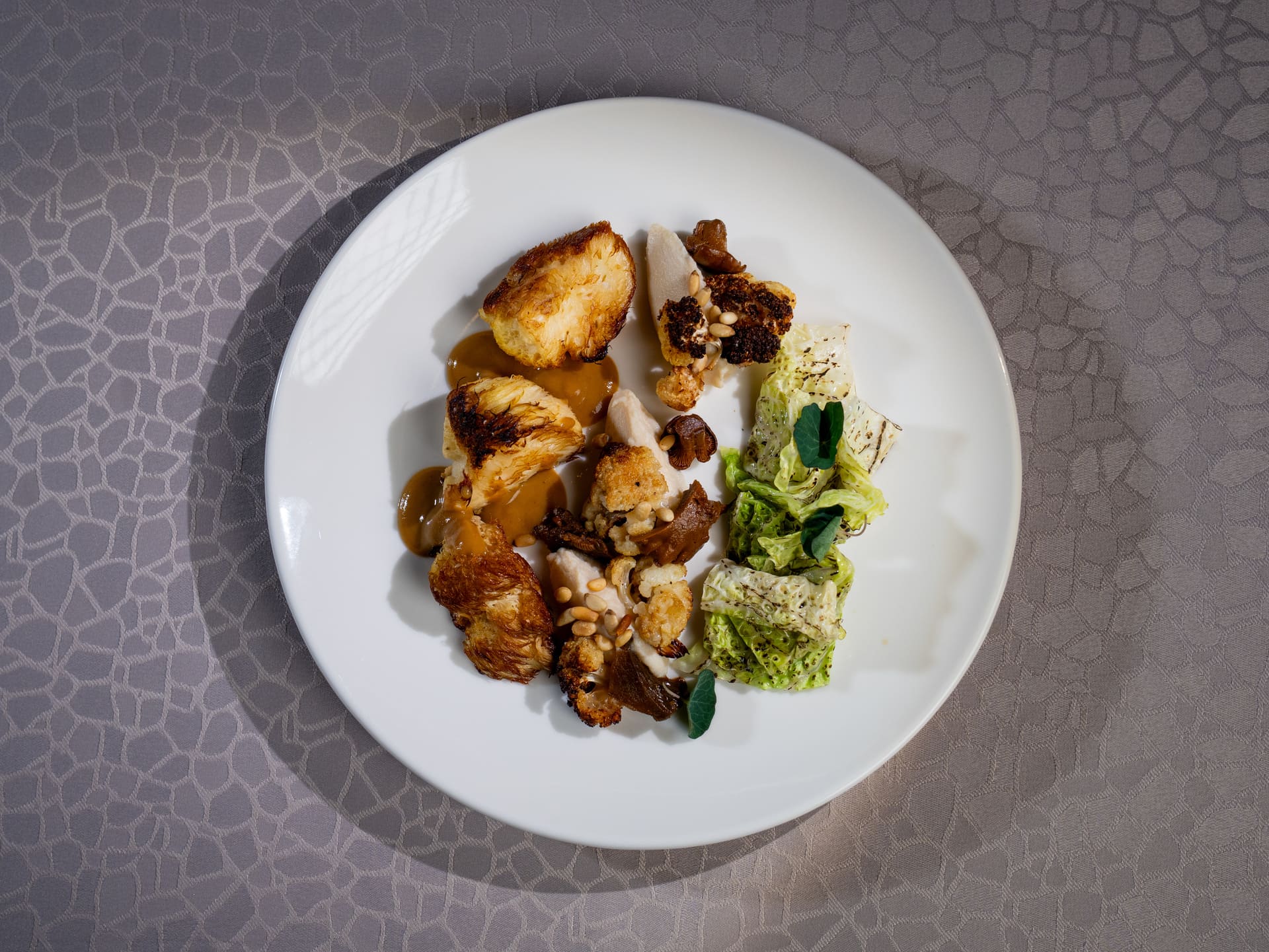 Lion's mane mushroom steak