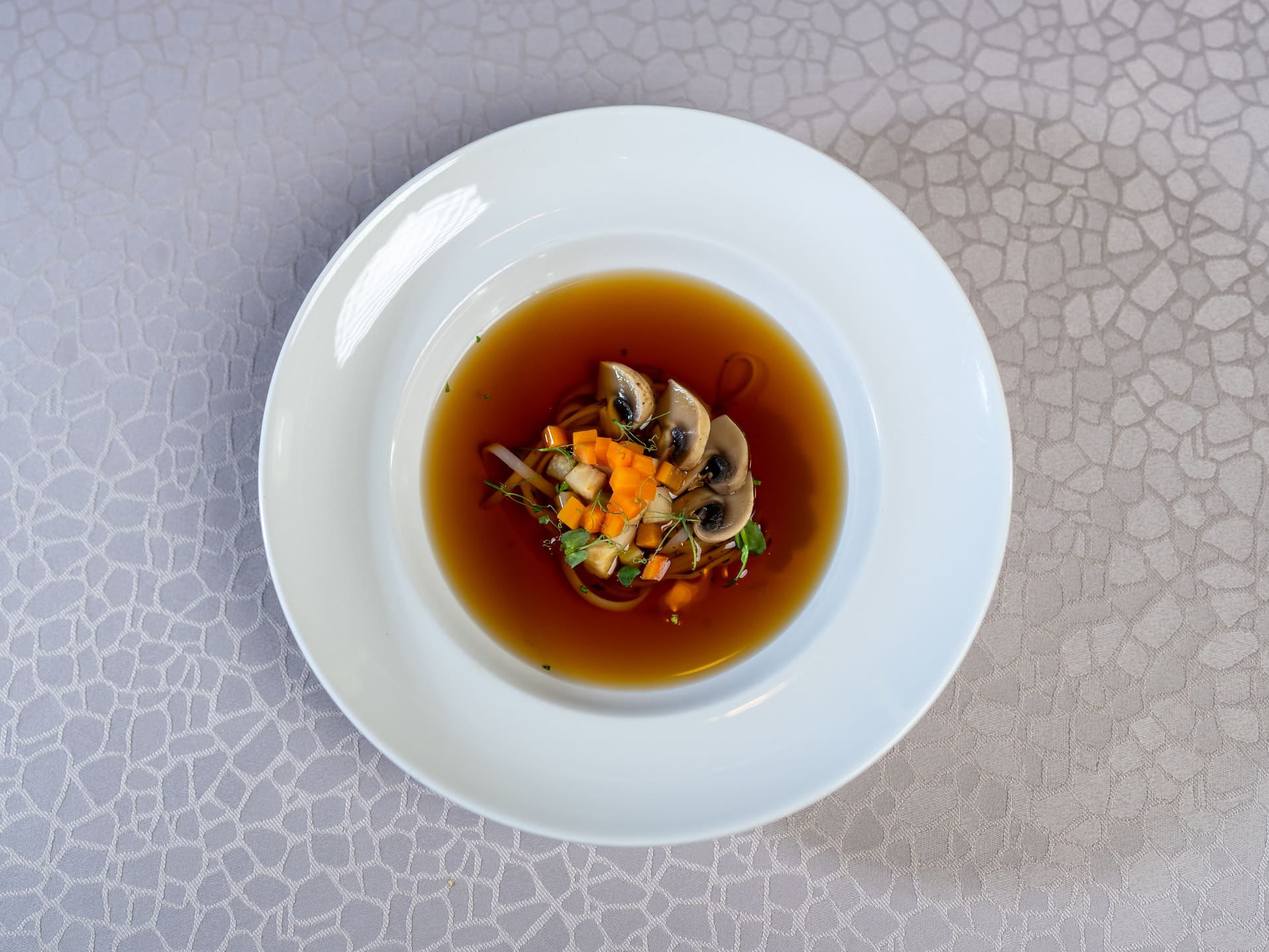 Vegetable consommé
